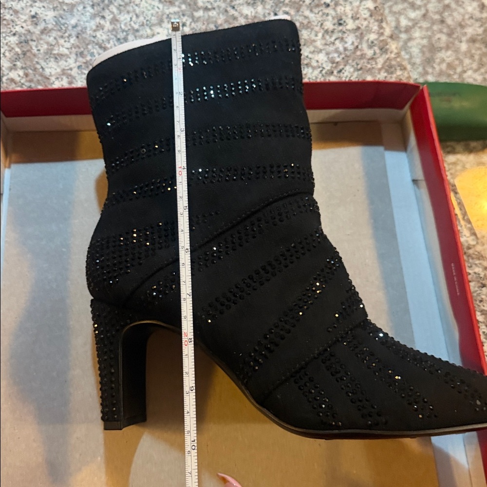 Black rhinestone boots - Picture 12 of 12